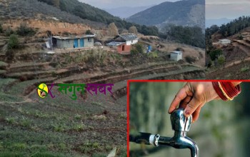 बैतडी पाटन ४ अंइरा सैनामा खानेपानीको चरम समस्या